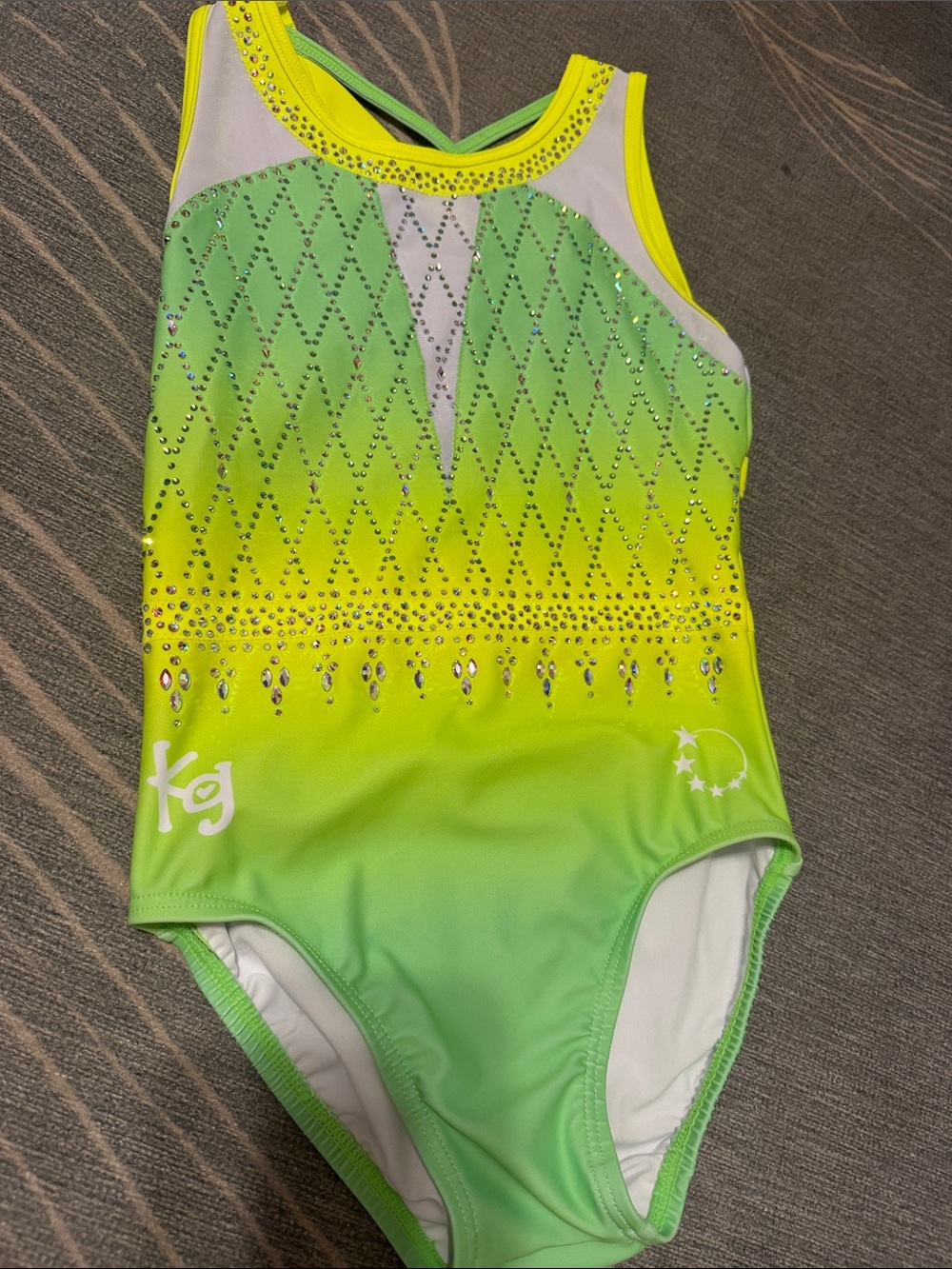 Koko & Gigi by Little Stars rhinestone leotard! Stunning Like new Child Large